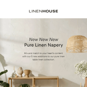 New ✨Pure Linen ✨ Table Linen