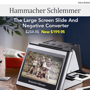 The Large Screen Slide And Negative Converter - On Sale Now!