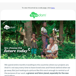 Treedom, why should you give a tree for the future?