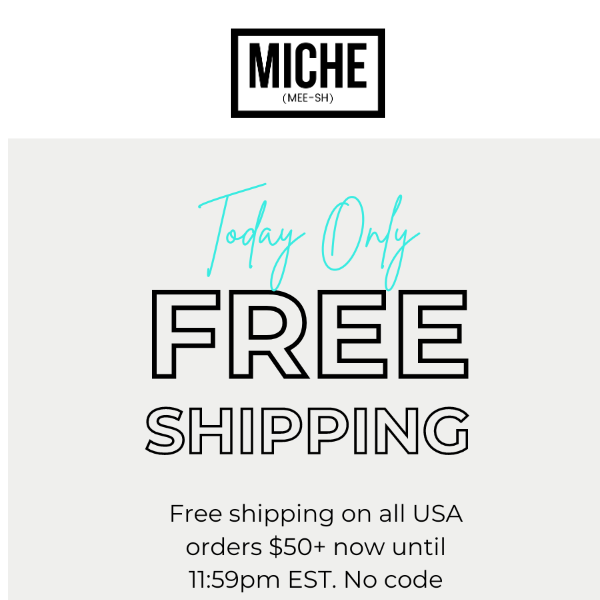 FREE SHIPPING: Today Only ⏳