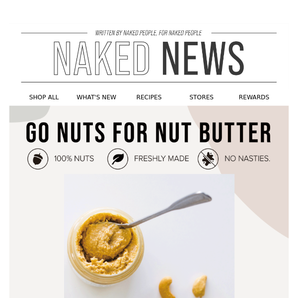 Want to taste FRESHLY MADE NUT BUTTERS? 🥜