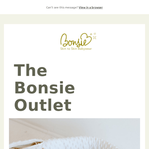 Bonsie outlet restock. Prices as low as $9.99