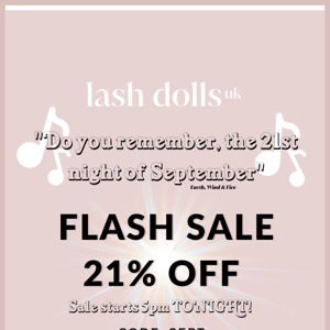 Our BIGGEST flash sale!