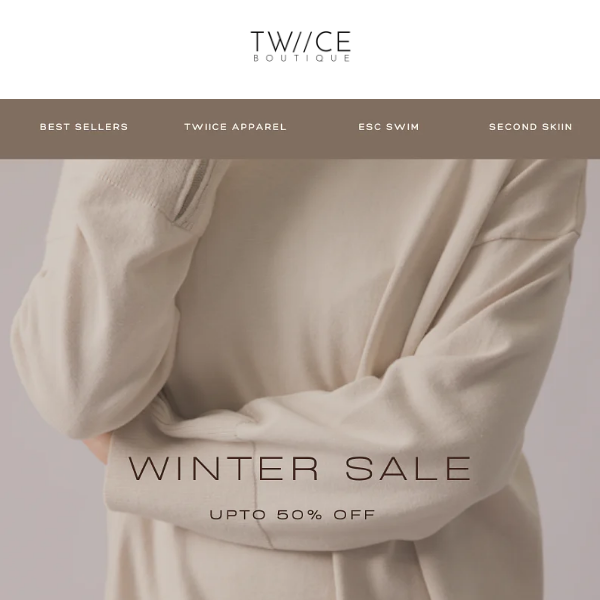 Winter sale on now