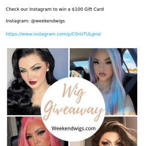 Weekendwigs Wig Giveaway