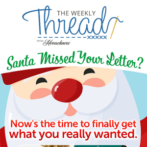 💝 Santa missed you? Treat yourself with needlework!