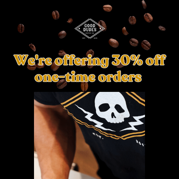 Make a difference this Black Friday & Cyber Monday with Good Dudes Coffee!