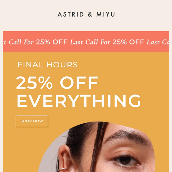 Astrid & Miyu, this is your LAST call