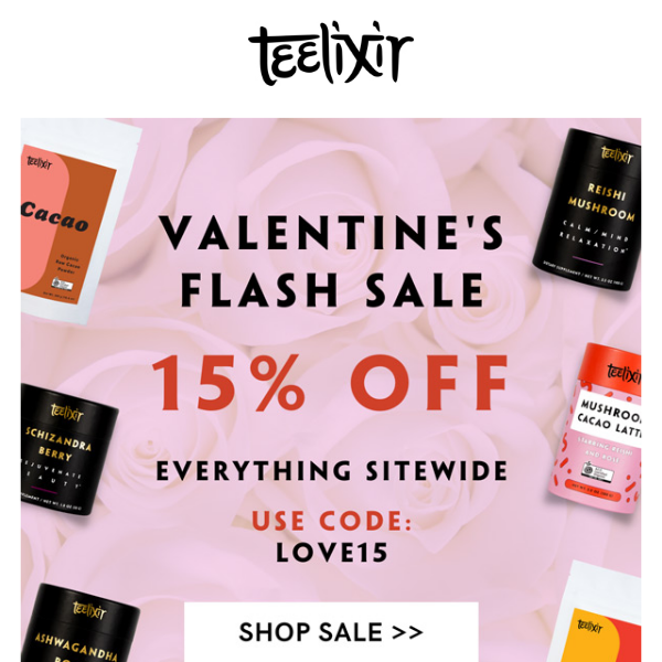 Valentine's Day Flash Sale (Coupon Inside)