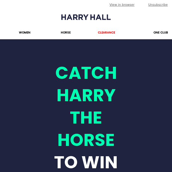 Win! When you find Harry 🐎