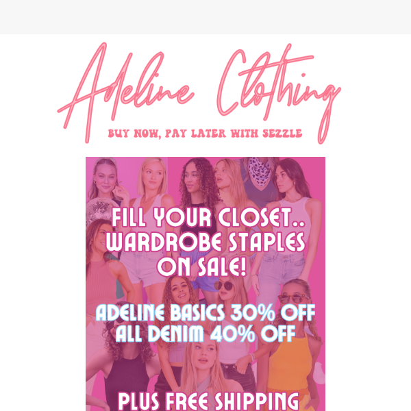 40% Off Denim Inside?! And Free Shipping!? 😱