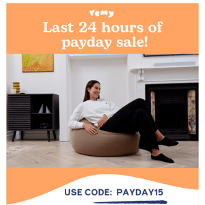 Lat 24 hours of payday sale! ⚡