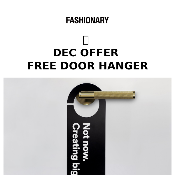 DEC OFFER🎄Free door hanger