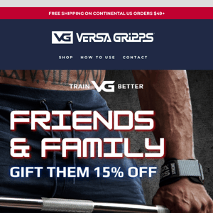 Exclusive Offer: Friends & Family Discount Just for You! 💪🏼