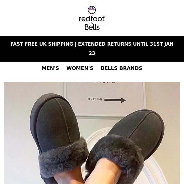 Gifting made easy! Up to 70% off slippers & shoes! 🎁🎁 - Redfoot Shoes