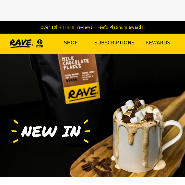 Warning: Hot Content 🍫 - Rave Coffee