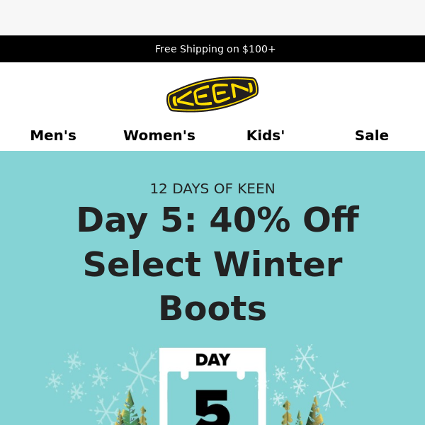 Day 5: 40% Off Comfy Winter Boots