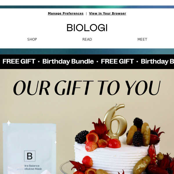 What’s inside your BIRTHDAY BUNDLE (value $173)