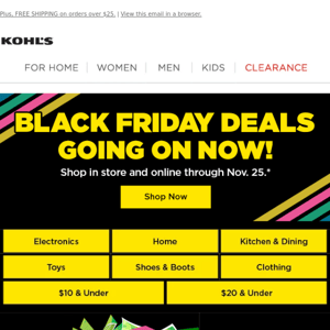 📣 Take 15% off + earn $15 Kohl's Cash ... don't miss out!
