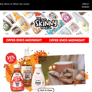 The Skinny Food Co, an offer made for you!