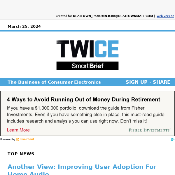Another View: Improving User Adoption For Home Audio