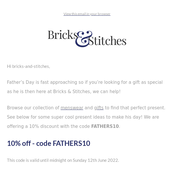 Father’s Day is just around the corner!