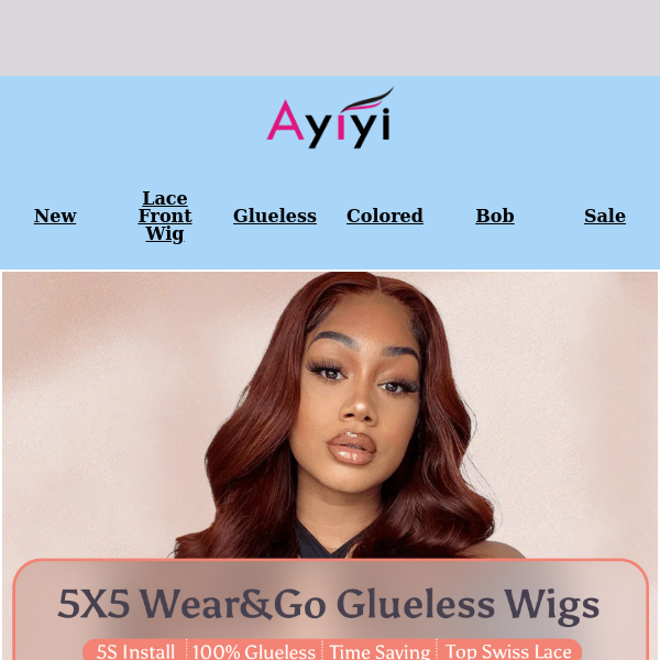 New 100% Glueless Wig – Get It First!
