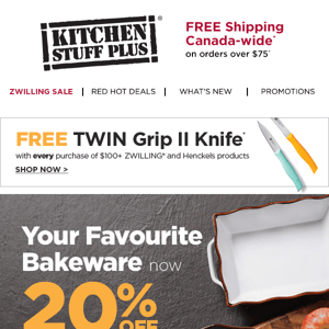 Save 20% Off Your Favourite Bakeware