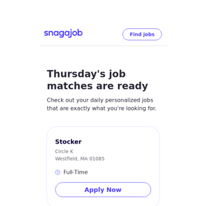 Personalized job matches for May 18, 2023