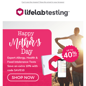 Celebrate Mother's Day With Improved Health!