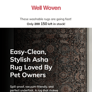 Exclusive Reminder: Your Perfect Washable Rug Awaits