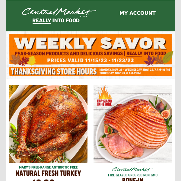 Start Your Menus, It's Almost Turkey Time!