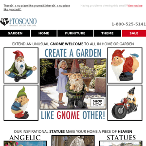 🎉 Come hang with the gnomies at Design Toscano – SHOP Garden Gnomes 🎉