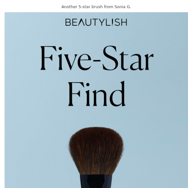 This brush “makes looking good so easy”