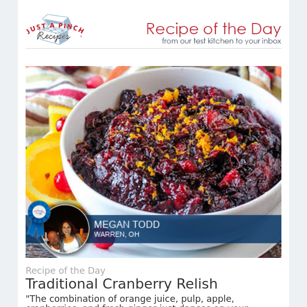 Make-Ahead Cranberry Relish