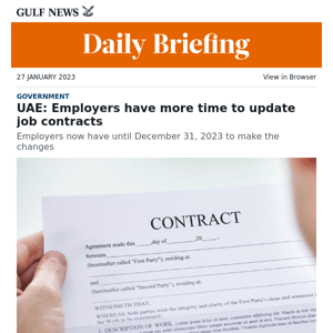 UAE: Employers have more time to update job contracts