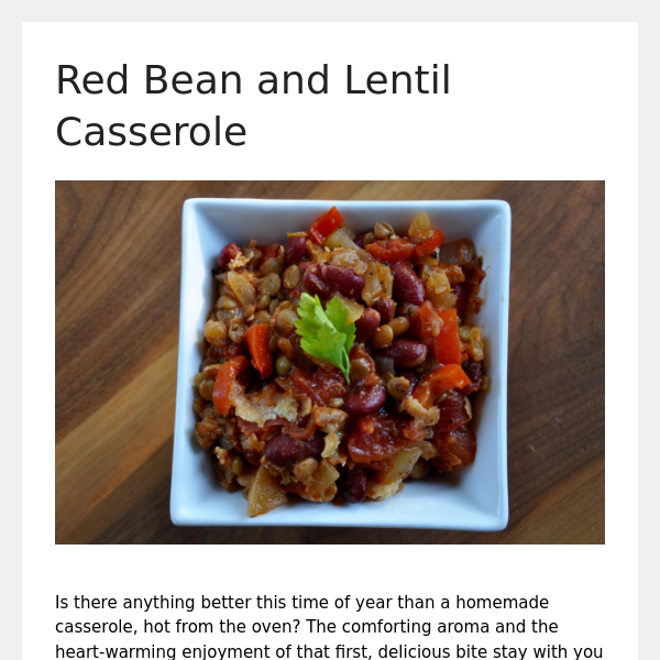 Foodie Fitness (Quick Casserole!)