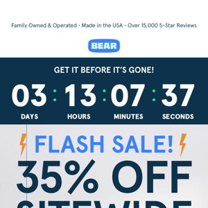 Nothing Unlucky About This Deal - 35% Off Sitewide!