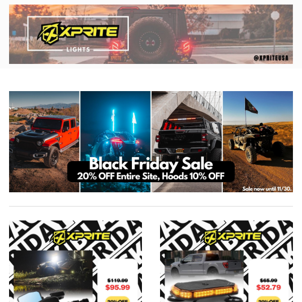 Only One Day Left to save on BLACK FRIDAY Deals!
