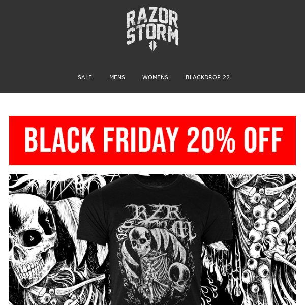 Free Limited Edition Black Friday Tee