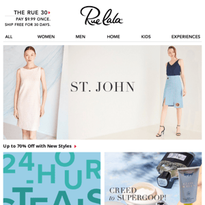 Just arrived! St. John Up to 70% Off.