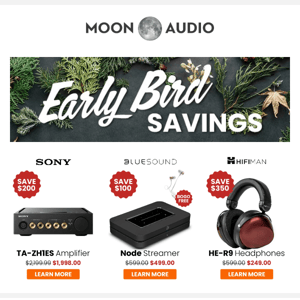 More Holiday Savings Drop Today 🎧