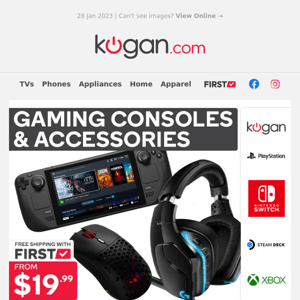 🎮 Score Steam Deck, PlayStation, Nintendo & More | Gaming Accessories from $19.99!