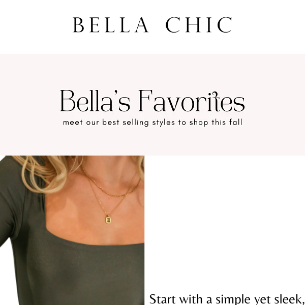 Bella's Favorites ✨🍂