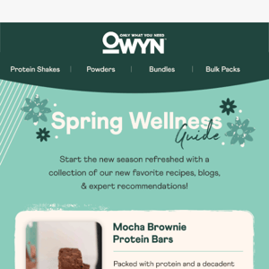 The OWYN Spring Wellness Guide 🌱🌼