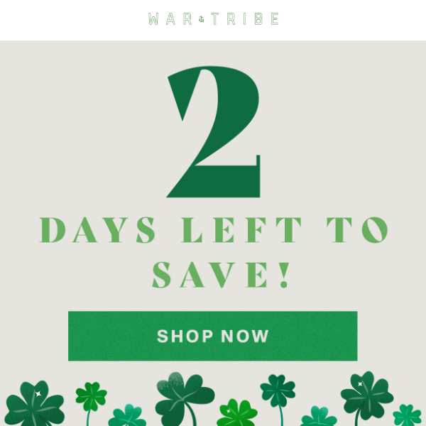 Save Now! 🍀 Up to 45% Off Sale!