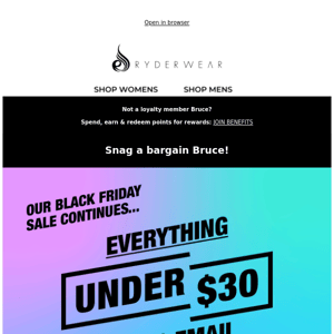 👈 UNDER $30 - Everything in this email! 🤯
