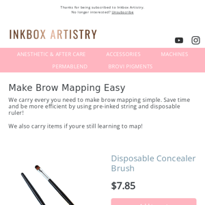 Inkbox Artistry: Need help making Brow Mapping easier?