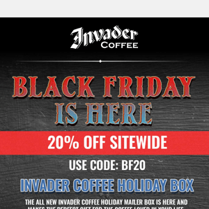 Black Friday Is Here: 20% OFF! Get The Limited Holiday Box