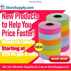 New Products for Better Pricing!